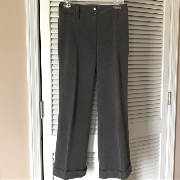 Byer California Pants & Jumpsuits Gray Dress Pants Hemmed Short